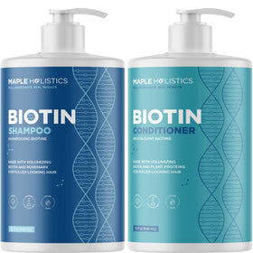 Maple Holistics Rosemary Biotin Shampoo and Conditioner Set front view