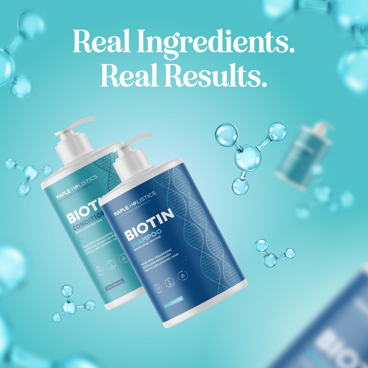 Maple Holistics Rosemary Biotin Shampoo texture close-up