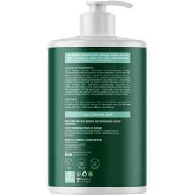 Maple Holistics shampoo bottle with natural background