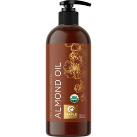 Maple Holistics Sweet Almond Oil 16oz front view