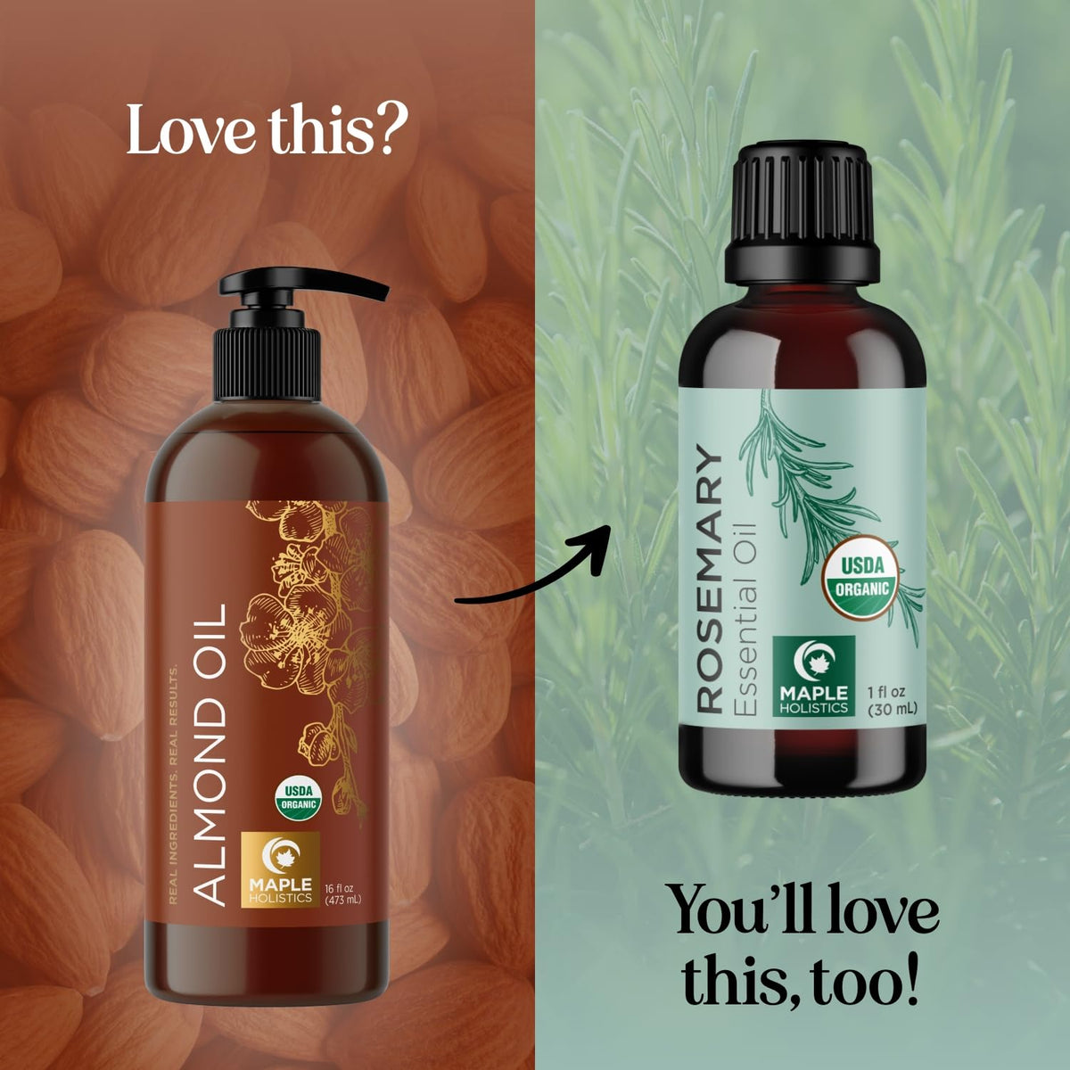 Maple Holistics Sweet Almond Oil texture close-up