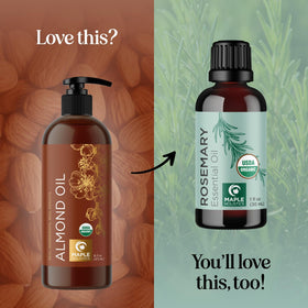 Maple Holistics Sweet Almond Oil texture close-up