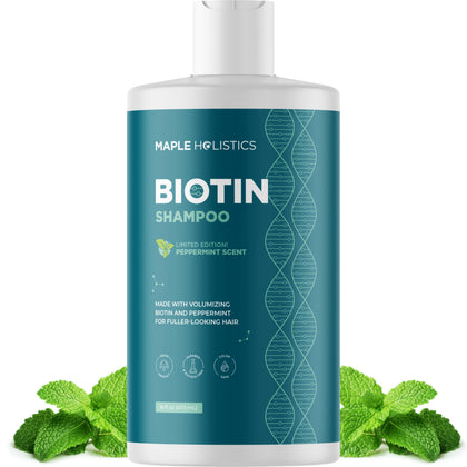 Maple Holistics Volumizing Biotin Shampoo 16 Fl Oz front view