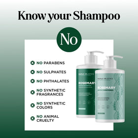 Maple Holistics Volumizing Biotin Shampoo and Conditioner set together