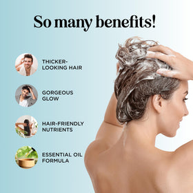 Maple Holistics Volumizing Biotin Shampoo with peppermint oil ingredients