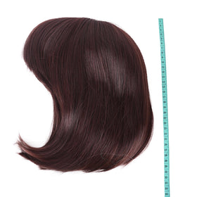 MapofBeauty 12 Inch Bob Wig styled with curls
