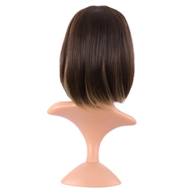 MapofBeauty 12 Inch Bob Wig styled with electric hair rod