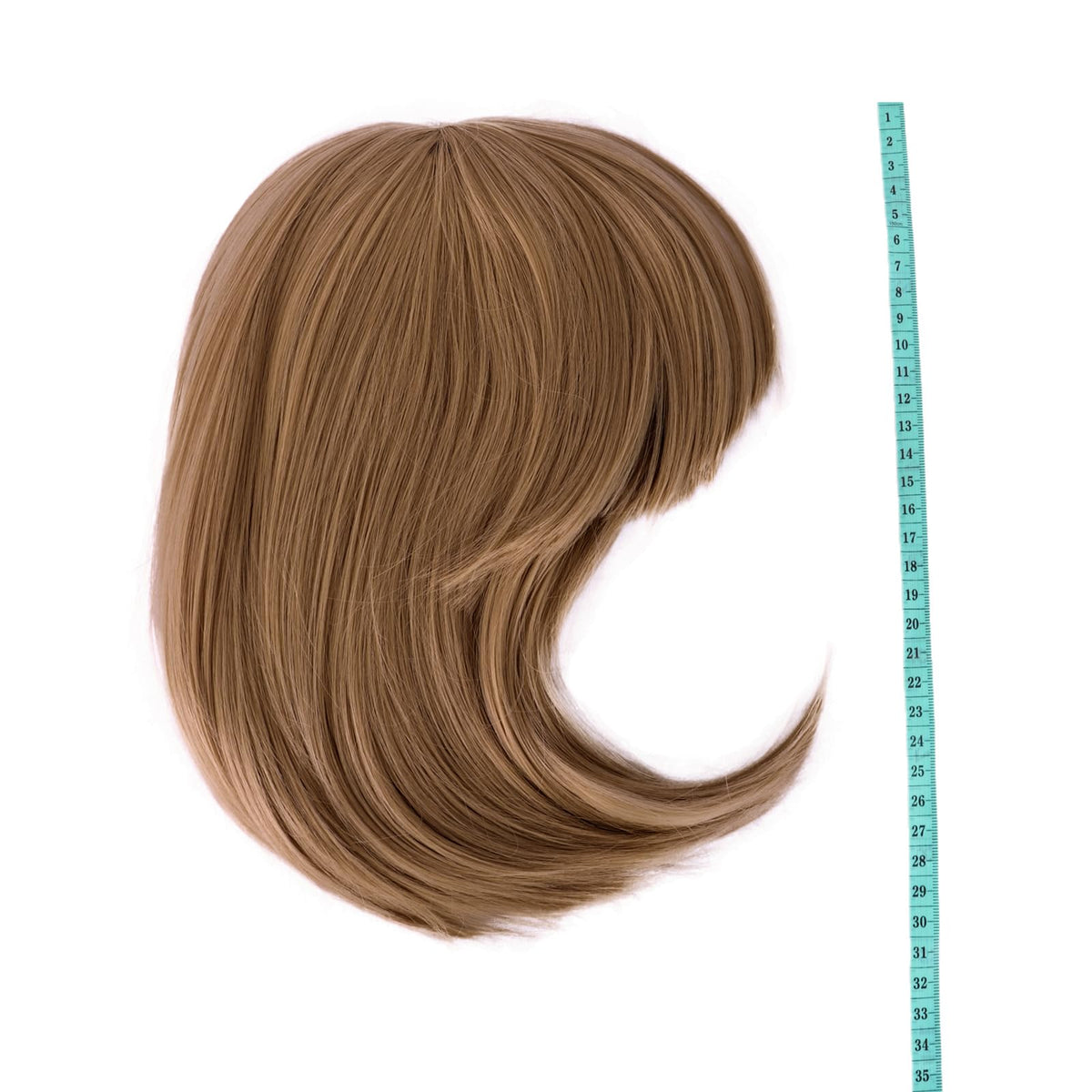 MapofBeauty 12 Inch Light Brown Bob Wig packaging