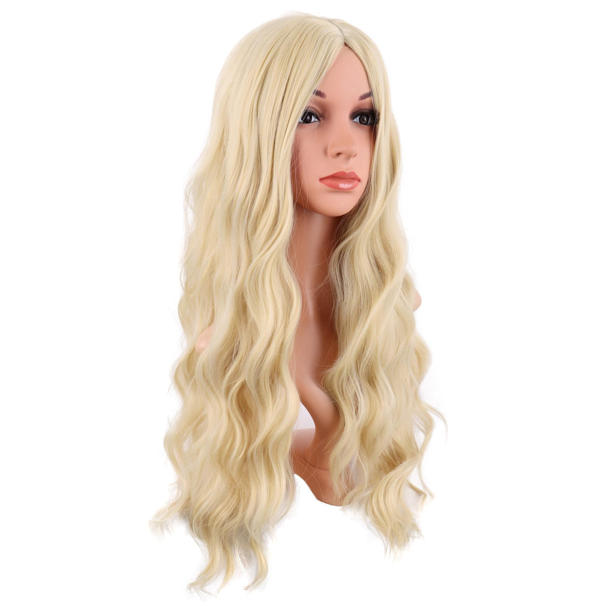 MapofBeauty 28 Inch Long Curly Cosplay Wig back view