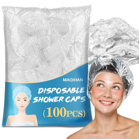 MAQIHAN Disposable Shower Cap large size front view