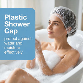 MAQIHAN Disposable Shower Cap used as shoe cover