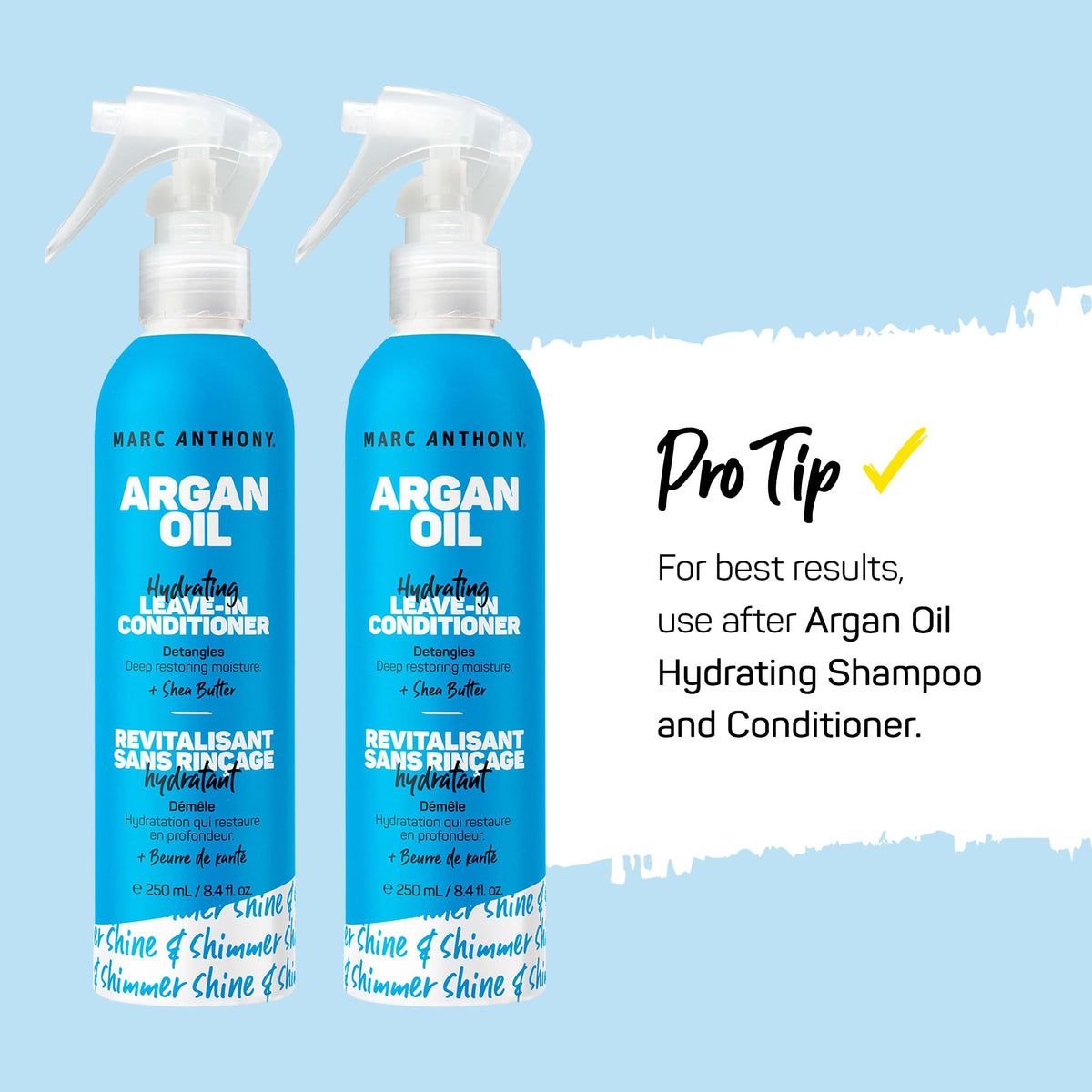 Marc Anthony Argan Oil Leave-In Conditioner side view