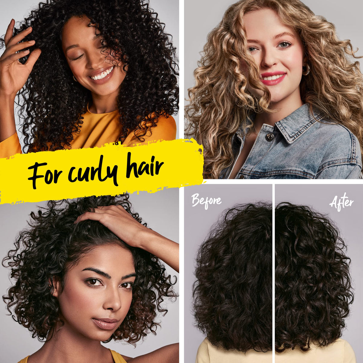 Marc Anthony Coconut Shea Curl Defining Cream application on hair