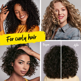 Marc Anthony Coconut Shea Curl Defining Cream application on hair