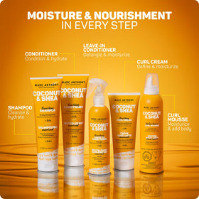 Marc Anthony Coconut & Shea Moisture Curl Mousse 290g texture close-up