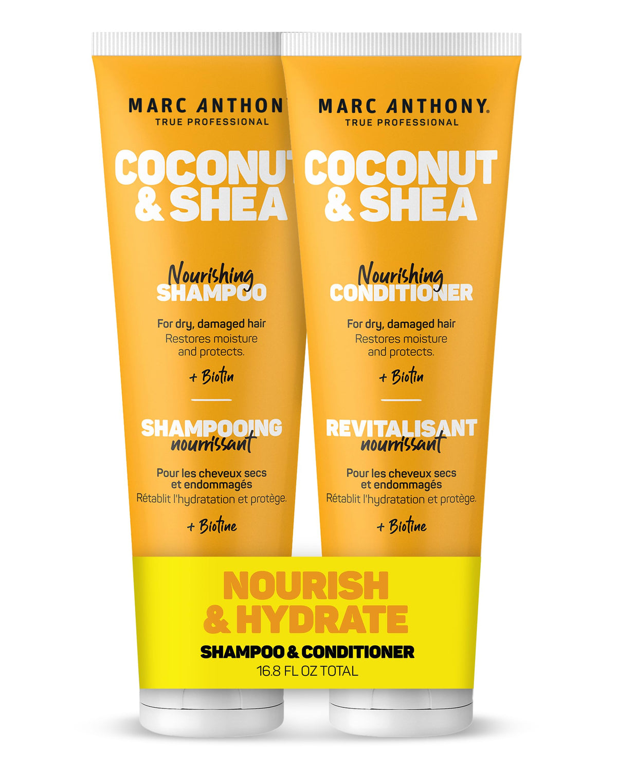 Marc Anthony Coconut Shea Shampoo and Conditioner Set front view