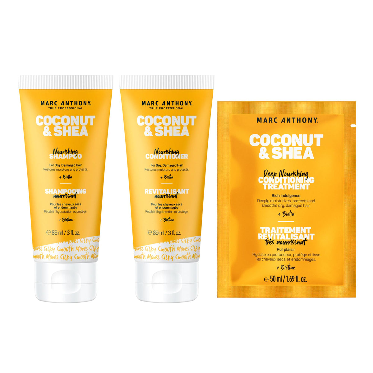 Marc Anthony Coconut Shea Shampoo tube front view