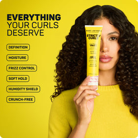 Marc Anthony Curl Envy Cream 6 fl oz with textured curls