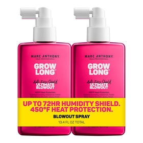 Marc Anthony Grow Long Anti-Frizz Heat Protection Spray 2 pack front view