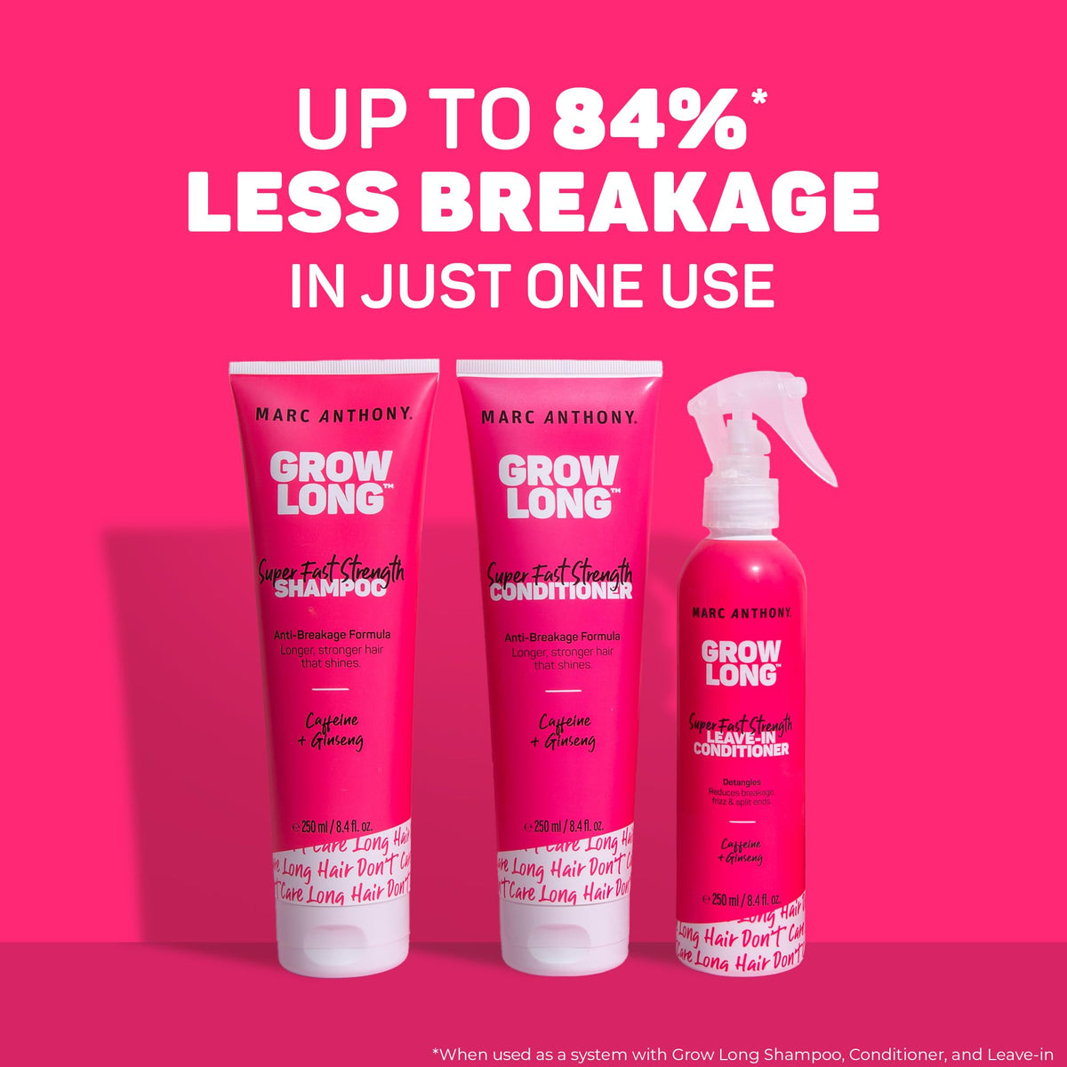 Marc Anthony Grow Long Shampoo lathering in hair