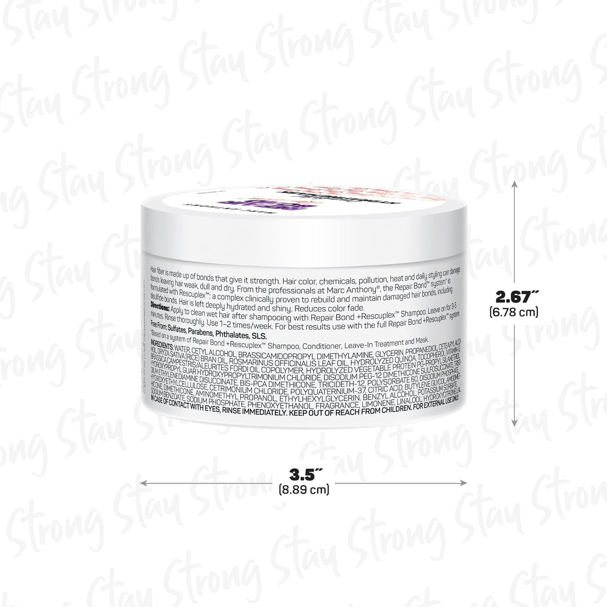 Marc Anthony Repair Bond Hydrate Hair Mask packaging details