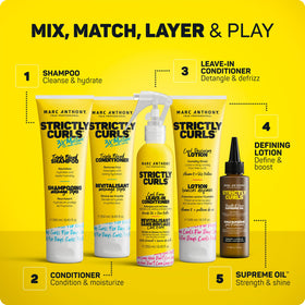 Marc Anthony Strictly Curls Defining Lotion packaging details