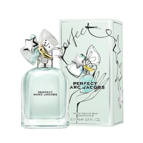Marc Jacobs Perfect Eau de Toilette 3.3 fl oz with other beauty products