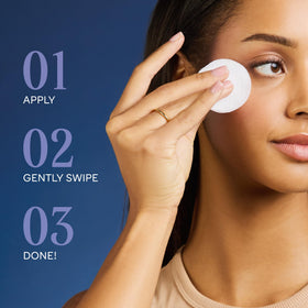 MARCELLE Eye Make-Up Remover Pads in a lifestyle setting