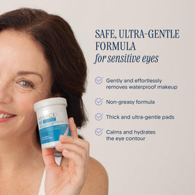 MARCELLE Gentle Eye Makeup Remover Pads close-up of pad texture