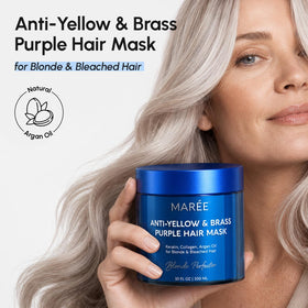 MAREE Anti Yellow Purple Hair Mask texture close-up