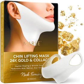 MAREE Chin Strap V Line Lifting Mask front view with packaging