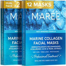 MAREE Collagen Facial Mask with Hyaluronic Acid front view