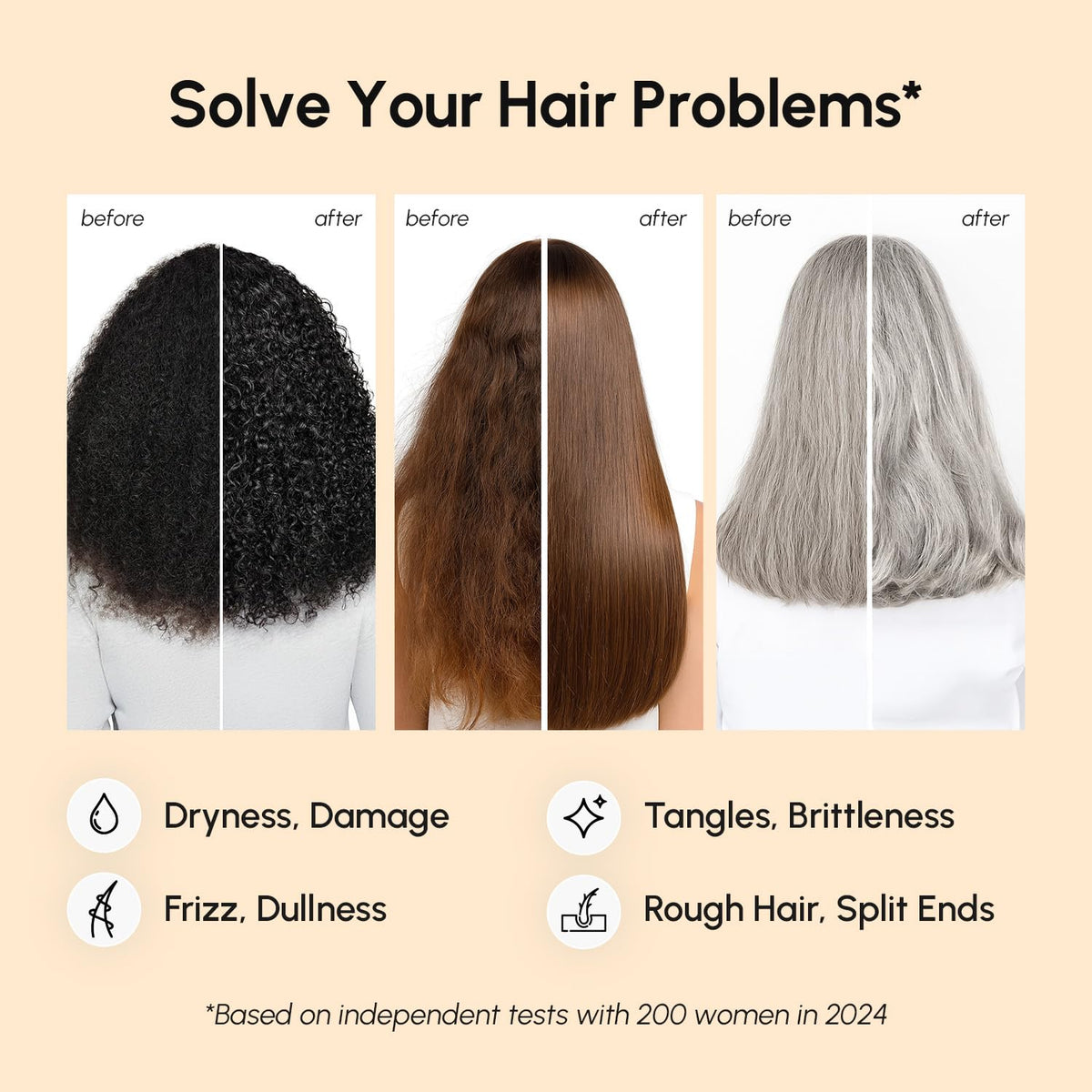 MAREE Deep Conditioning Hair Mask application on hair