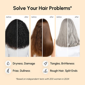 MAREE Deep Conditioning Hair Mask application on hair
