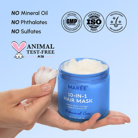 MAREE Deep Conditioning Hair Mask close-up of lid