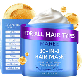 MAREE Deep Conditioning Hair Mask front view with coconut fragrance