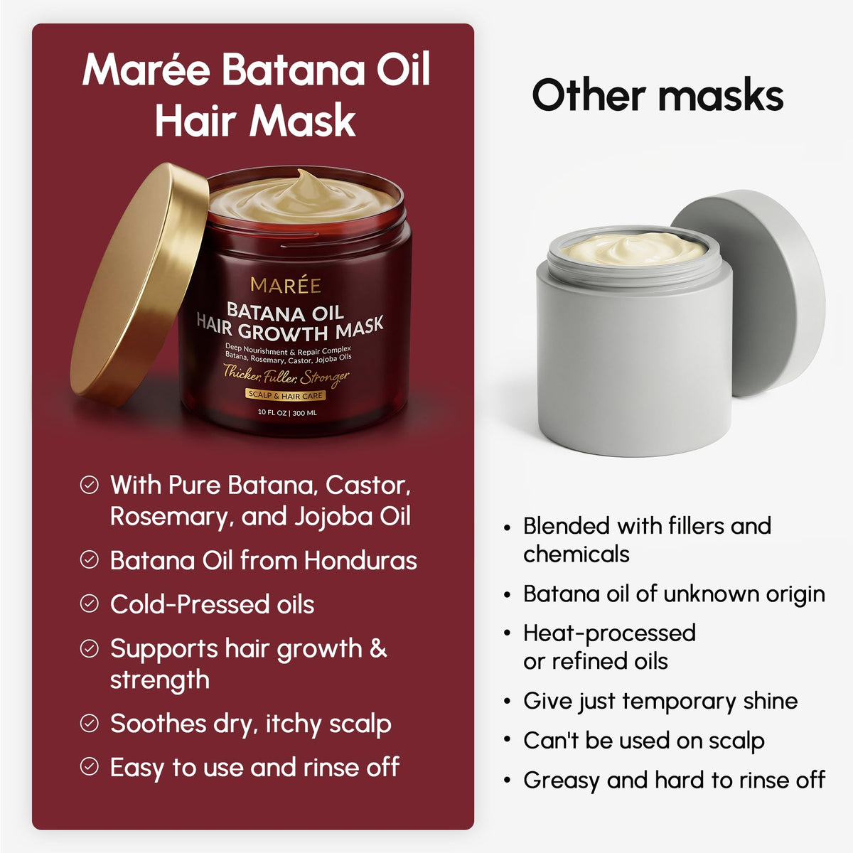 MAREE Deep Conditioning Hair Mask in bathroom setting