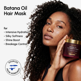 MAREE Deep Conditioning Hair Mask with coconut oil close-up
