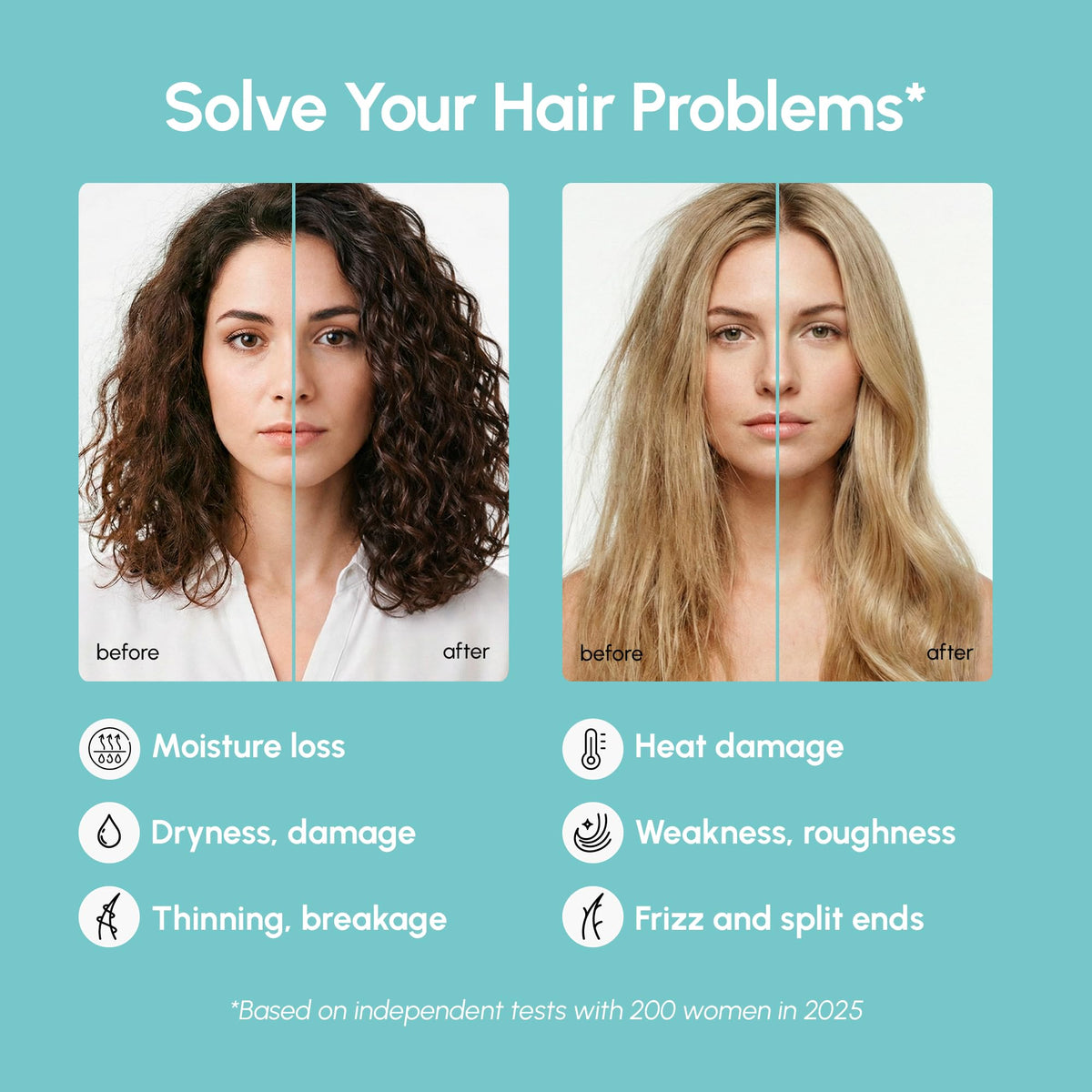 MAREE Deep Conditioning Leave-In Hair Mask with ingredients displayed