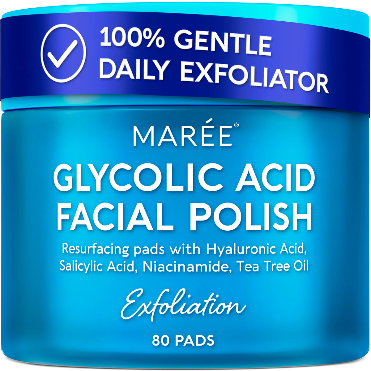 MAREE Glycolic Acid Pads 80 Count front view