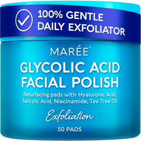 MAREE Glycolic Acid Pads front view with packaging