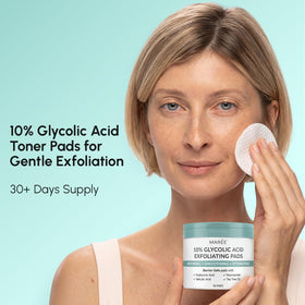 MAREE Glycolic Acid Pads opened with one pad visible