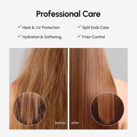 MAREE Hair Oil back view with ingredient list