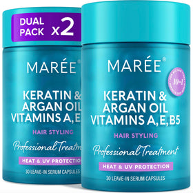 MAREE Hair Serum for Frizzy Hair capsules front view