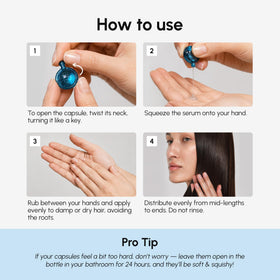 MAREE Hair Serum packaging with product details