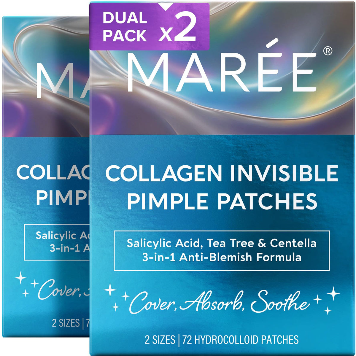 MAREE Invisible Pimple Patches front view packaging