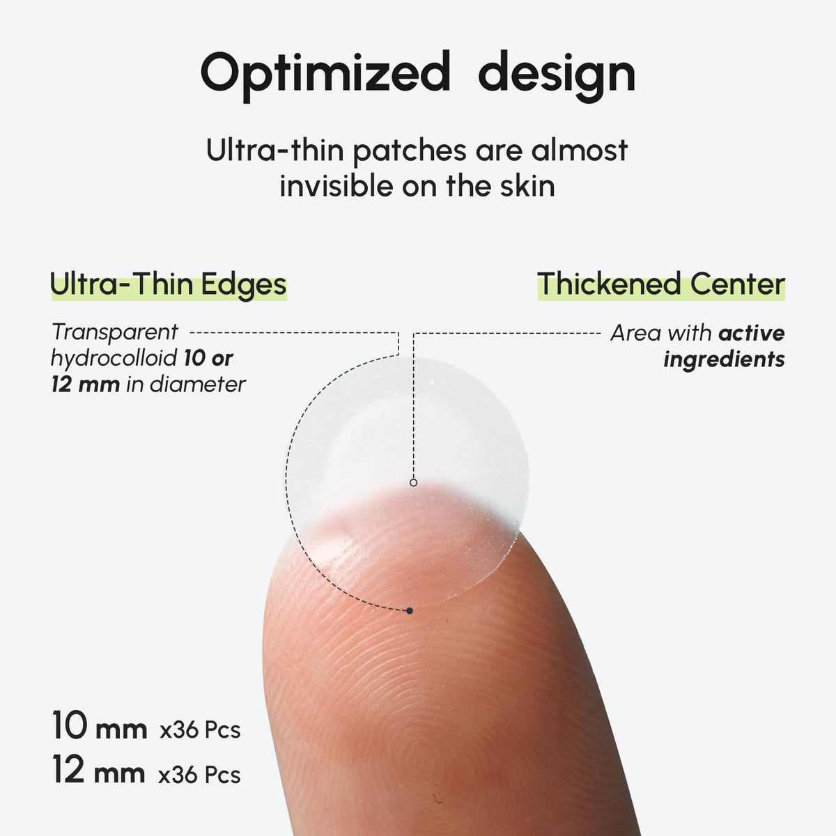 MAREE Invisible Pimple Patches with collagen infusion