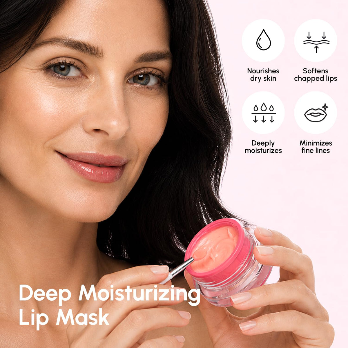 MAREE Lip Mask Overnight application on lips