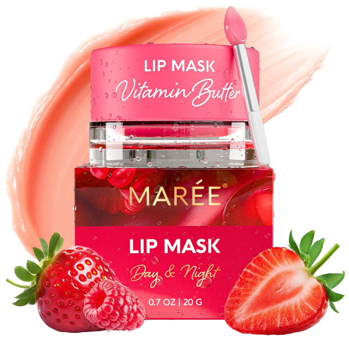 MAREE Lip Mask Overnight front view with packaging