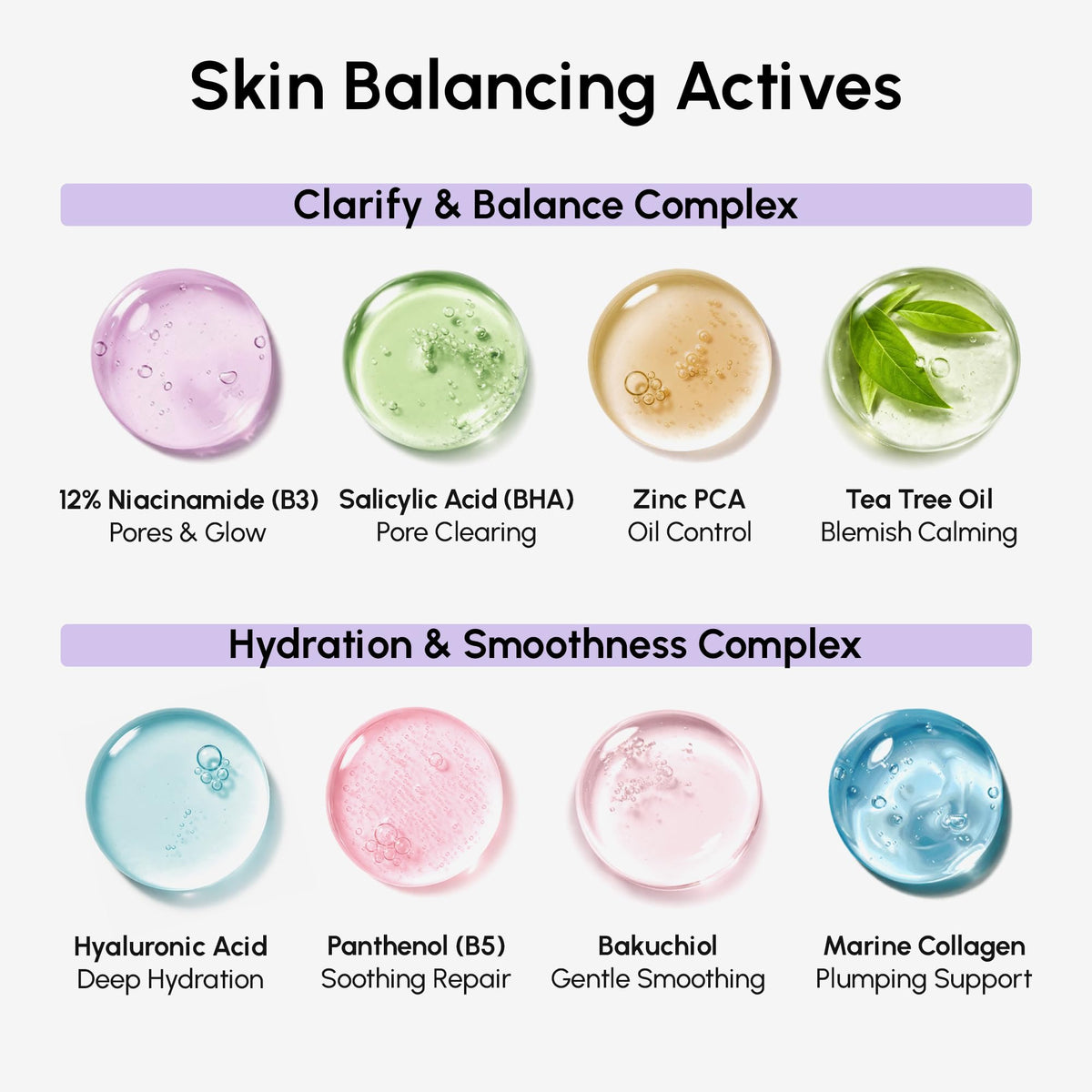 MAREE Niacinamide Toner Pads with ingredients list